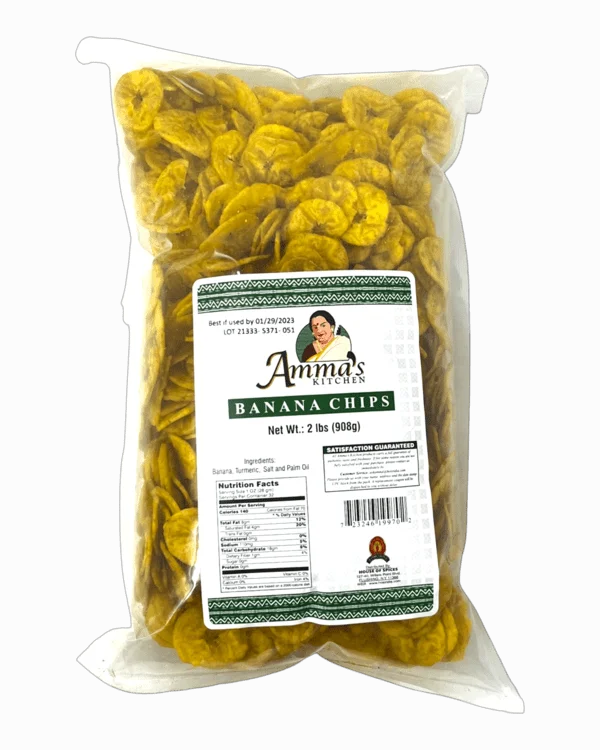 Amma's Amma's Kitchen Banana Chips Hot Pepper 2lb 2lb